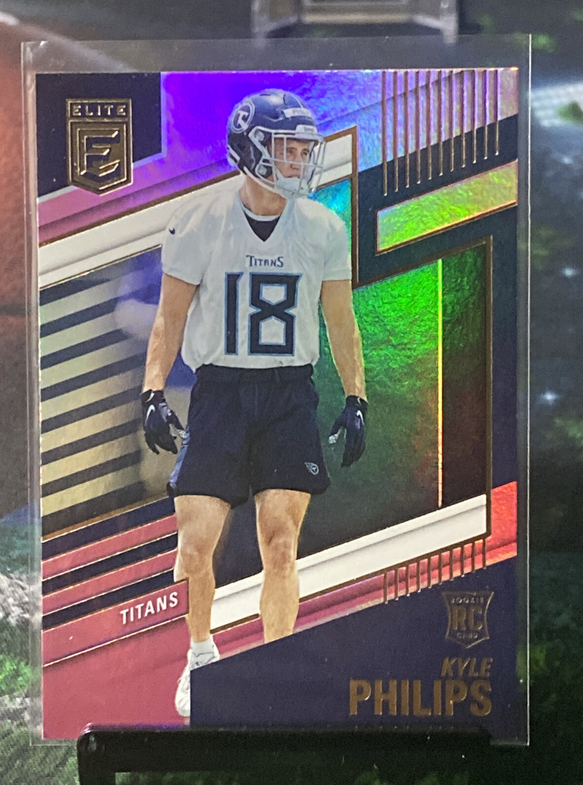 2022 Panini Donruss Elite Pink Kyle Philips Rookie RC #170 Tennessee Titans