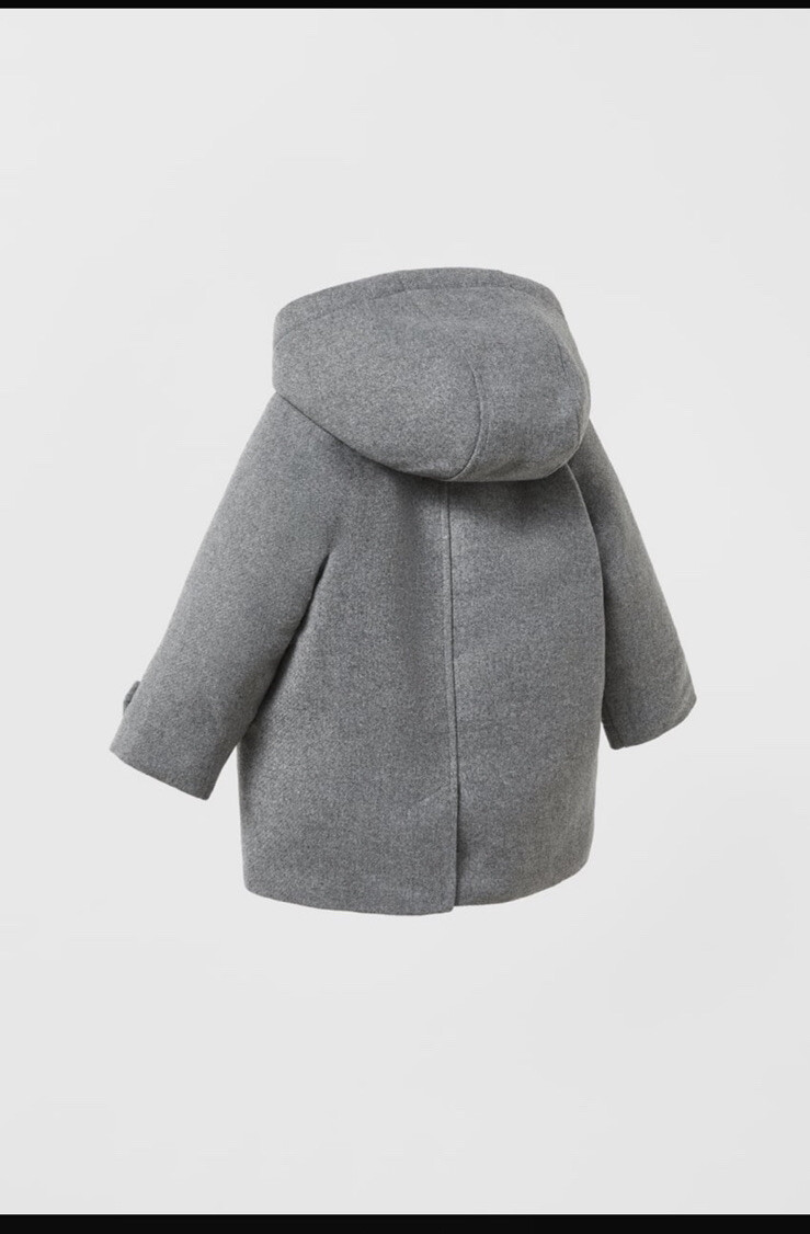 ZARA XS ピーコート 最終値下 ZARA Pコート アウター ベーシック ブラック 黒 XS