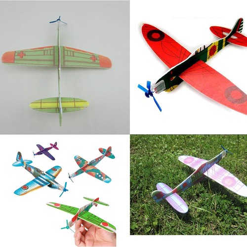 12X Flying Gliders Planes Aeroplane Party Bag Fillers Children Kid Toy Model^qk - Bild 2 von 5
