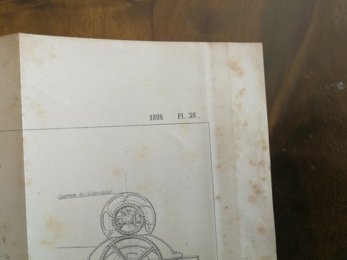 ANNALES PONT et CHAUSSEES (Dep51) Plan d'installation du Canal De Bourgogne 1898 - Imagen 3 de 4