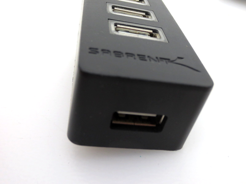 SABRENT 13 puertos alta velocidad USB 2.0 Hub con adaptador de corriente HB-U14P - Imagen 4 de 7