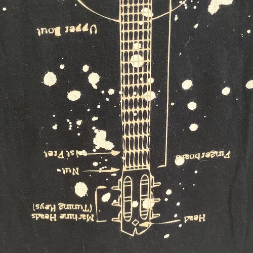UNISEX “GUITAR” GRAPHICS T-SHIRT SIZE M BY HERITAGE 1981 - Picture 15 of 21