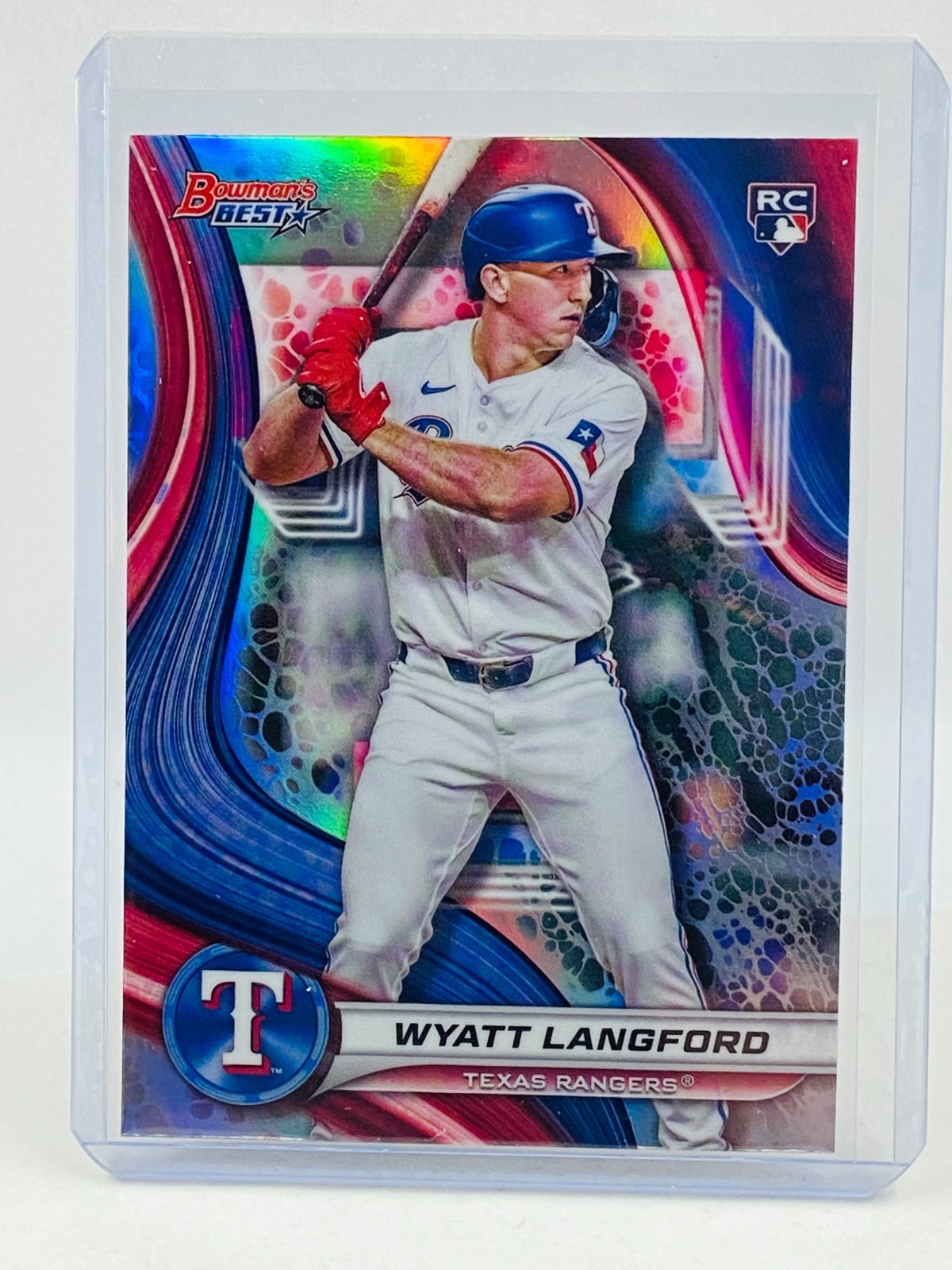 2024 Bowman's Best Wyatt Langford RC Refractor 65