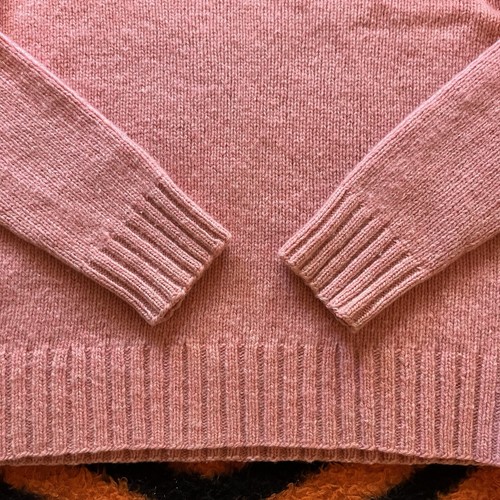 Ralph Lauren vintage sweater, Lambswool jumper, pink girls sweater, 90s vintage - Picture 8 of 9
