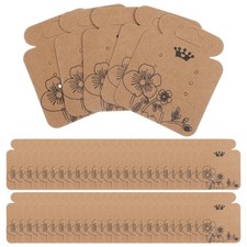 100 Sheets Creative Necklace Cards Earring Cardboard for Selling