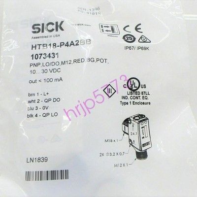 1pc new sick Photoelectric Sensors HTB18-P4A2BB 1073431 Fast Delivery