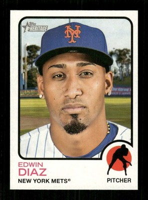 2022 Topps Heritage  80 Edwin Diaz NMMT-Mint BXCP16