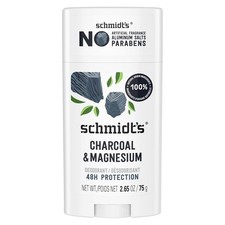 Schmidt's Aluminum-Free Vegan Deodorant Charcoal  Magnesium with 24 Hour Odor P