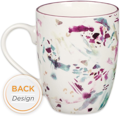 Inspirational Ceramic Coffee & Tea Scripture Mug for Women: Be Still & Know P... - Picture 6 of 6