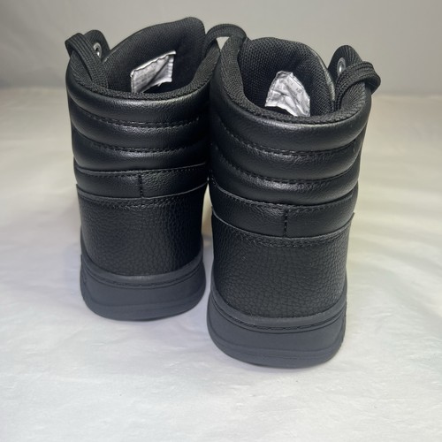 Levi's Kinder Leder Freizeit Hightop Schwarz Sneaker Größe 3 Hip Hop Schuhe - Bild 3 von 7
