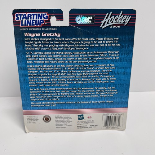 Wayne Gretzky Starting Lineup 2000 Special Edition Figur & Poster - Bild 4 von 5