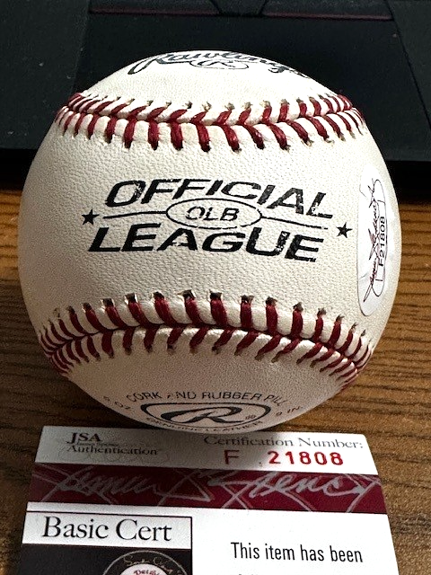 HANK AARON 6 SIGNED AUTOGRAPHED OL BASEBALL! Braves! HOF! JSA! | eBay