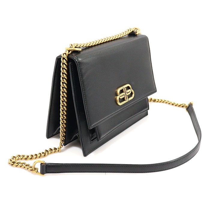 BALENCIAGA Gossip Bag ブラック ゴールド ショルダーバッグ