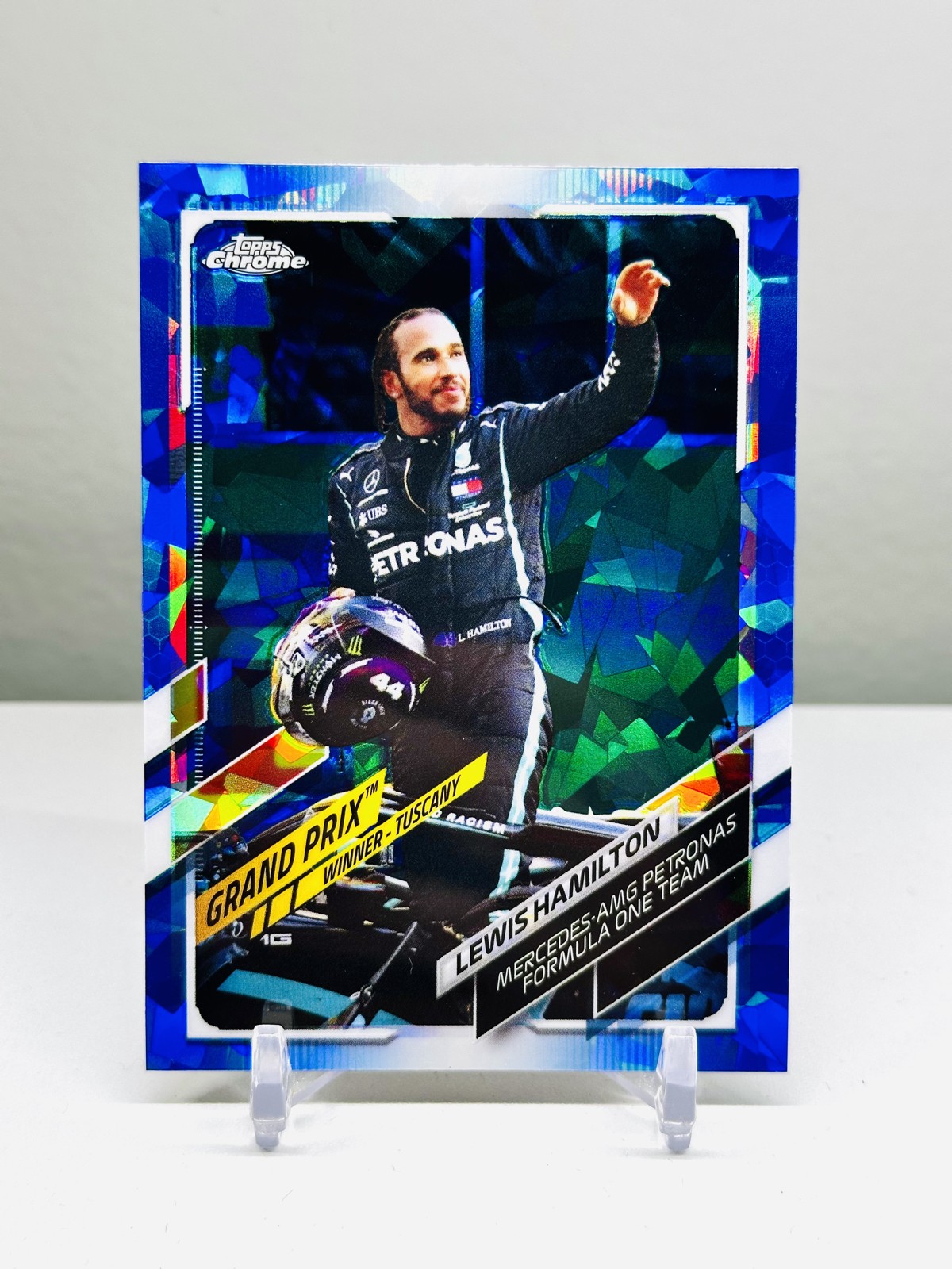 Lewis Hamilton 2021 Topps Chrome Sapphire Edition Formula 1 - Grand Prix Winners