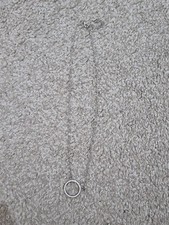 Silver White Spinel Circle Of Light Halo Pendant necklace on chain by Jewlr