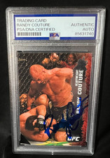 2009 Topps UFC #46 Randy Couture RC Autographed PSA Signed Auto Rookie HOF