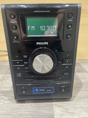 Philips Micro System MCM 395 Hifi Bockshelf Radio Cd USB AUX MP3 Wma Cdrw Cdr - Picture 6 of 21