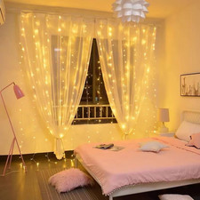 300 LED Curtain Light,3M 3M Fairy String Lights,Curtain String Lights for Party/