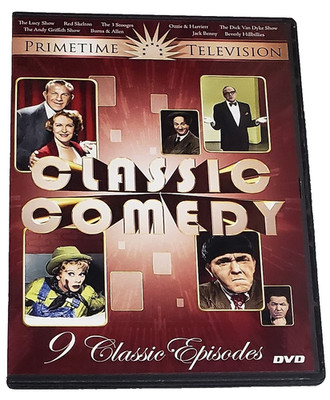 Primetime Television Classic Comedy DVD Variety of 9 Old Classic TV Episodes