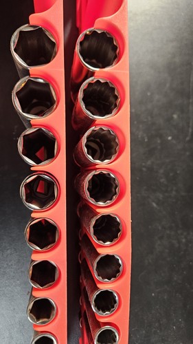 Lot of 122 pc Craftsman U.S.A. 3/8" Drive Sockets, Ratchets, Metric & Std Sets - Picture 4 of 14