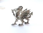 Pendentif breloque dragon gallois en argent sterling