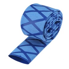 Heat Shrink Wrap Tubing 25mm Dia 42mm Flat 3.3ft 1.8:1 rate Blue