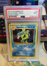 Pokemon Gyarados Holo 2016 XY Evolutions 34/108 PSA 9