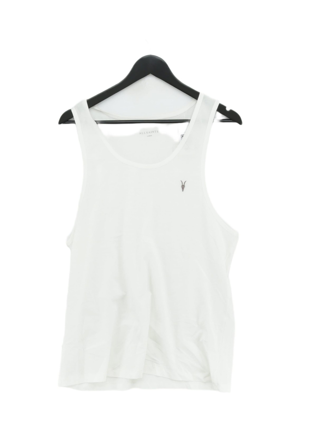 T shirt uomo All Saints L bianca 100% altra basic