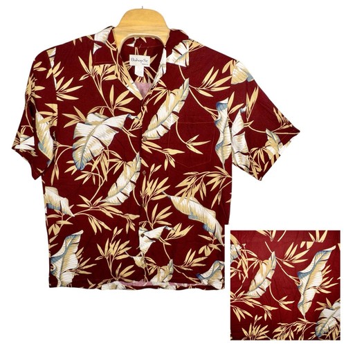 Vintage Bishop Street Apparel Hawaiian Shirt Mens Large Made In USA