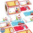 Outus 500 Pieces Christmas Tags Self Adhesive Gift Tags for Xmas Presents Chr