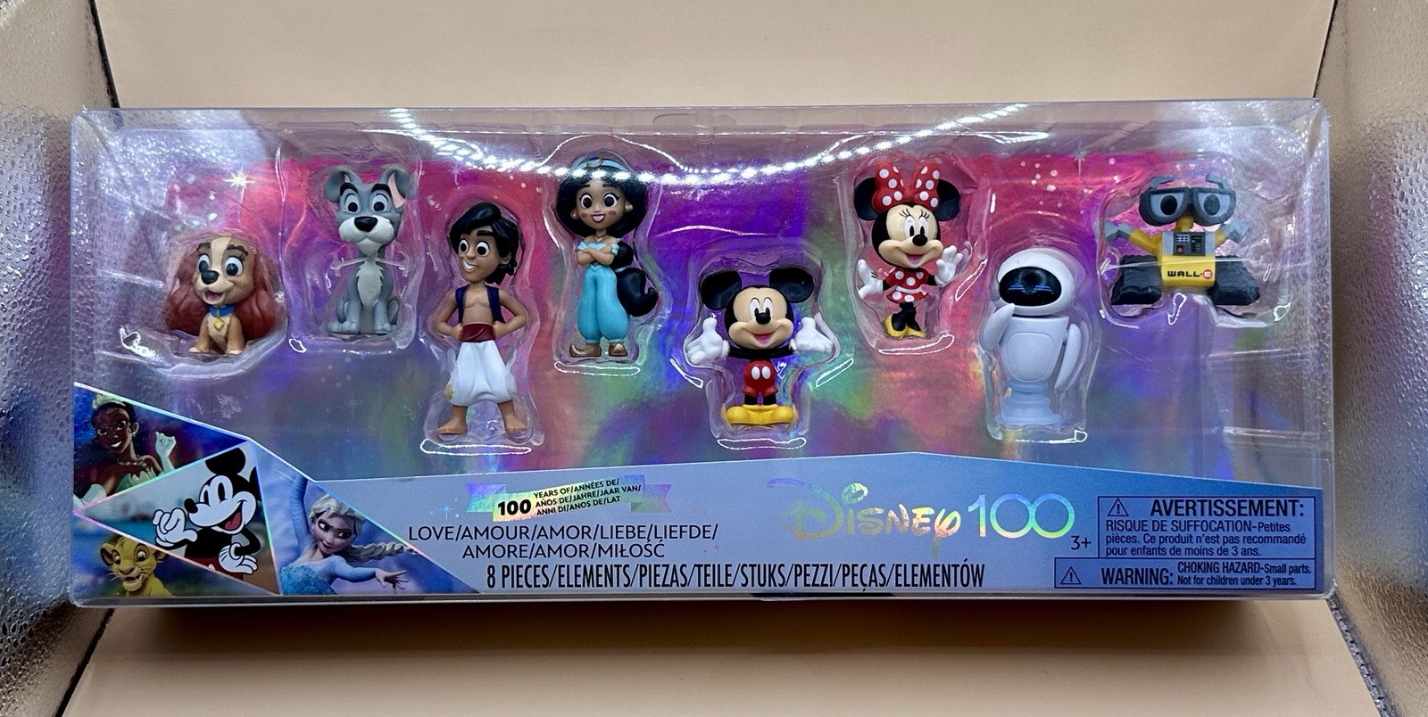 Walt Disney Disney 100 Celebration Toy Figure Pack - Love Collection NEW