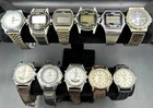Timex Lot Of 11 Mens Vintage Wrist Watches Mechanical Quartz Analog Indiglo ++