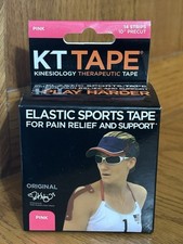 KT Tape Pink 14 Strips 10  Precut New In Box