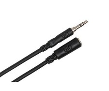 Hosa MHE-125 3.5mm TRS Female to 3.5mm TRS Male Extension Cable 25 foot