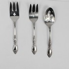 Lot of 3 Oneida Silver Wm A Rogers Deluxe Huntington Pattern Serving Utensils