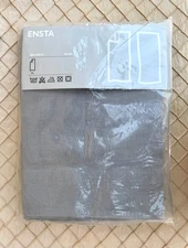 Ikea Ensta One Pair Gray Rod Pocket Curtain Panels 55X85