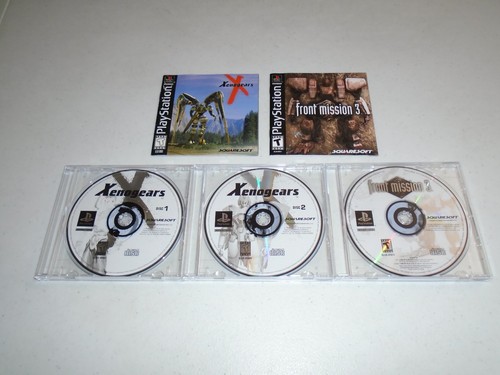 Xenogears & Front Mission 3 with instruction manuals ☆☆ PS1 PlayStation 1 games - Bild 1 von 6