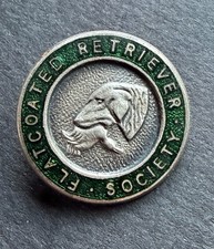 Flat-Coated Retriever Society Lapel Pin Badge