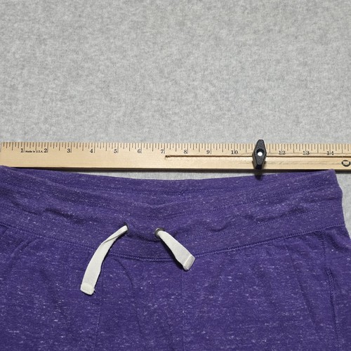 Nike Capri Pants Womens Small Purple Cuffed Jogger Sweatpants Gym Vintage - Picture 4 of 8