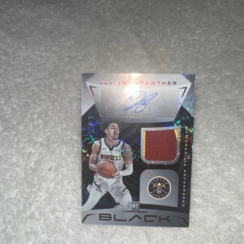 Julian Strawther - 2023 Panini Black RPA RMA-JS Rookie Patch Auto RC /15