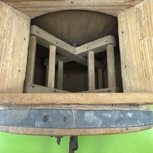 Antiker neuer Stil weiße Zeder Zylinder Butterdose Holz primitiv SCHÖN - Bild 8 von 18