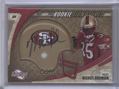2006 Sweet Spot Signatures Gold 69/100 Michael Robinson #216 Rookie Auto RC 0f3