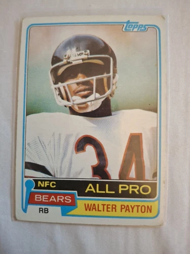 1981 Topps Football Walter Payton All Pro #400
