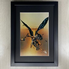 Chris Achilleos War Of The Wing Men Vintage Framed Art. Sci-Fi, Fantasy