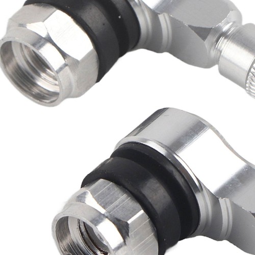 Tire Valve Comes With Rubber Seal 90 Degree Tubeless Snap-in Valves - Picture 2 of 12