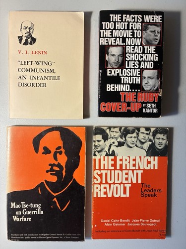 Die Rubin-Vertuschung Mao Tse-tung Lenin französische Studentenrevolte Vintage Buch Posten LESEN