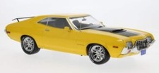 IXO 1:18 Ford Gran Torino Sport 1972 Yellow/Black Diecast Model Car