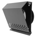 6" Inch Air Supply Vent Cover with Rubber ø6" Inch - Supply Graphite Black