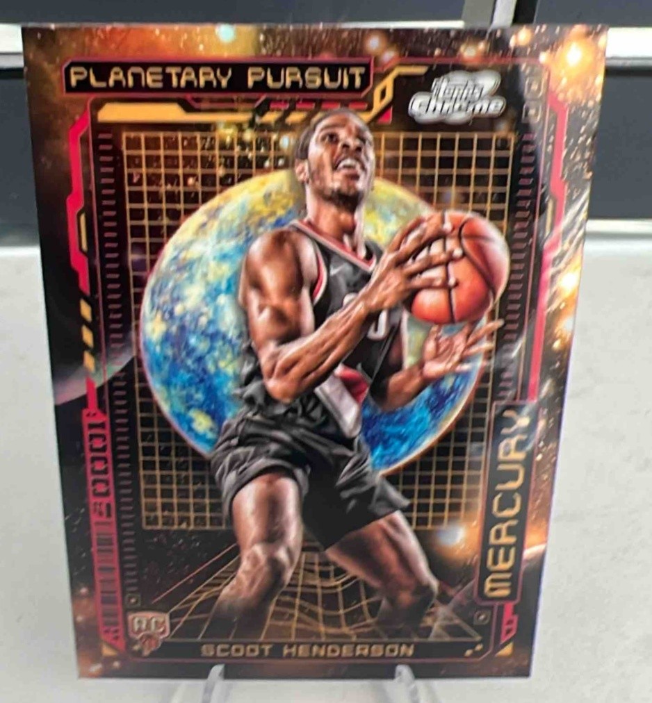 2023 Topps Cosmic Chrome Scoot Henderson Planetary Pursuit Mercury #PPM-10 RC