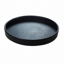 Reptile Food Bowl Water Dish Feeding Birds Bowl Large Black Pet Feeder